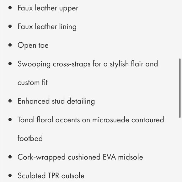 BEARPAW Julianna Pewter Sandals Sz 9 Silver/Pewter - Picture 6 of 16